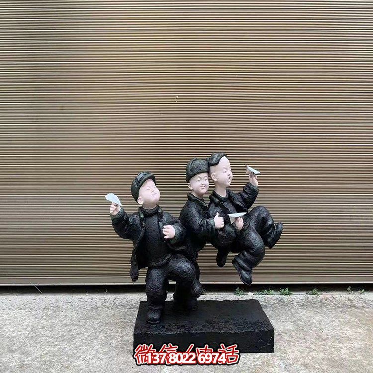 多彩玻璃鋼景觀擺件，添加卡通戶(hù)外兒童樂(lè)趣